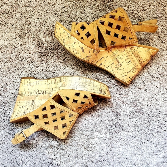 Franco Sarto Shoes - Fanco Sarto platform wedge sandals